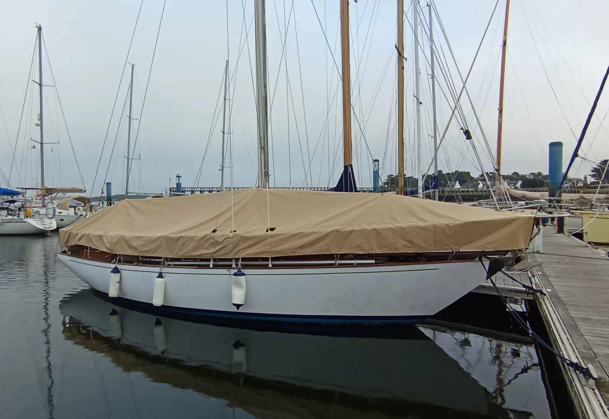 taud d'hivernage sur bateau